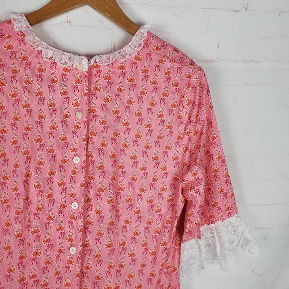 NEW Frontier Classics Mattie Dress XL Maxi Prairie Western Floral Colonial Rose - Picture 6 of 13